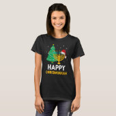 T-shirt Happy Chrismukkah Hanukkah And Christmas (Devant entier)