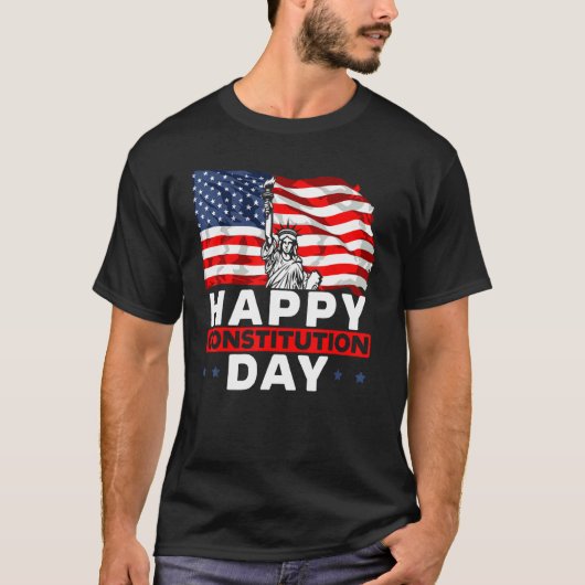 T-shirt Happy Constitution Day (Devant)