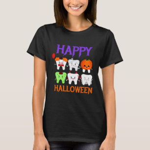 T-shirt Happy Costume d'Halloween I Dental Tooth Fairy Den