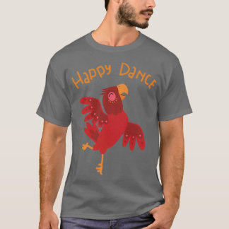 T-shirt Happy Dance perroquet danse