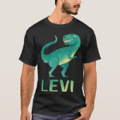 T-shirt Happy Dinosaur - Nom Levi (Devant)