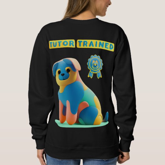 T-shirt Happy Dog - Tutor Trained (Achterkant)