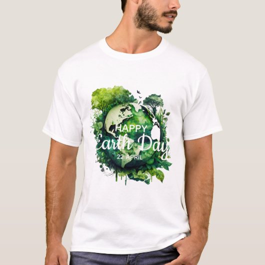 T-shirt Happy earth day celebration 2026 (Devant)