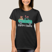 T-shirt Happy Easter Ball Python Bunny Riding Truck Boys T (Devant)