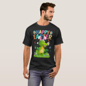 T-shirt Happy Easter Bunny Egg Funny Alligator Easter Sund (Devant entier)