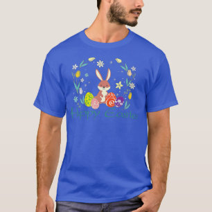 T-shirt Happy Easter Bunny Rabbit Face Funny Easter Day Wo