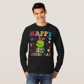 T-shirt Happy Easter Bunny Turtle  Easter Day Groovy (Devant entier)