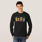 T-shirt Happy Easter Coffee  for Women Bunny Latte Easter  (Devant entier)