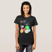 T-shirt Happy Easter Cute Bunny (Devant entier)