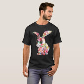 T-shirt Happy Easter Day Bunny Spring Gnome Easter Egg Hun (Devant entier)