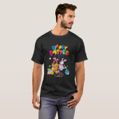 T-shirt Happy Easter Day Bunny Spring Gnome Easter Egg Hun (Devant entier)