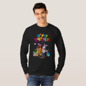 T-shirt Happy Easter Day Bunny Spring Gnome Easter Egg Hun (Devant entier)