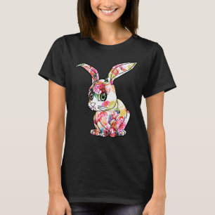 T-shirt Happy Easter Day Bunny Spring Gnome Easter Egg Hun
