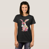 T-shirt Happy Easter Day Bunny Spring Gnome Easter Egg Hun (Devant entier)