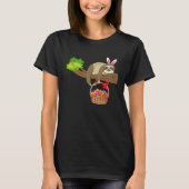 T-shirt Happy Easter Egg Hunt With Sloth (Devant)