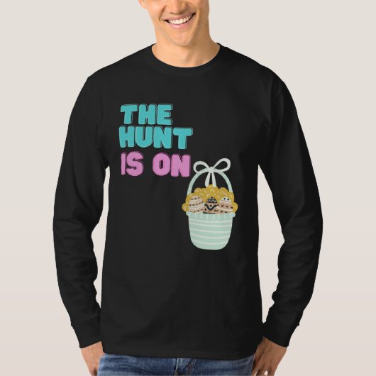 T-shirt Happy Easter Egg Time To Hunt Cute Bunny Ears Sist (Devant)