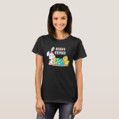T-shirt happy easter eggs egg bunny chick (Devant entier)