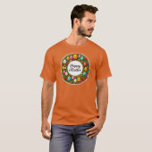 T-shirt Happy Easter – Festive Egg Wreath camiseta (Devant entier)