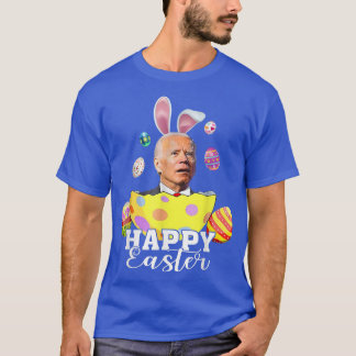 T-shirt Happy Easter Funny Joe Biden Easter Holiday Vintag