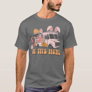 T-shirt Happy Easter Groovy Truck On the Hunt Christian da