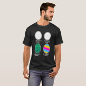 T-shirt Happy Easter Rabbit Egg Dragon Turtle Chicken Egg (Devant entier)