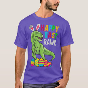 T-shirt Happy Eastrawr T Re Dinosaur Bunny Easter Egg