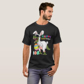 T-shirt Happy Eastrawr T Rex Easter Bunny Dinosaur Eggs Bo (Devant entier)