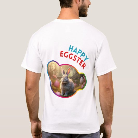 T-shirt Happy Eggster - Draw (Dos)