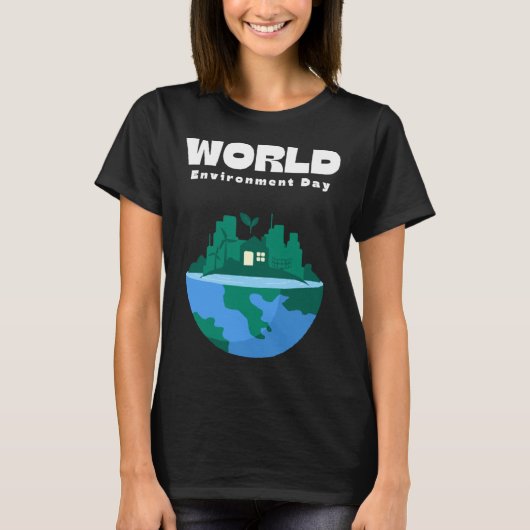 T-shirt Happy Environment Day Our Planet  1 (Devant)