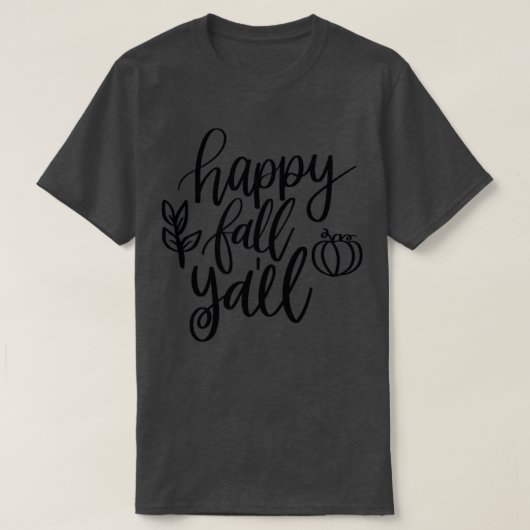 T-shirt Happy Fall (Design devant)