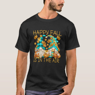 T-shirt Happy Fall Dire Pour Femmes Citrouille Spice Latte