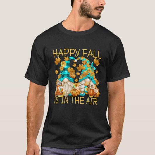 T-shirt Happy Fall Dire Pour Femmes Citrouille Spice Latte (Devant)