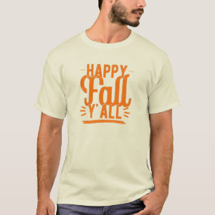 T-shirt Happy Fall Yall