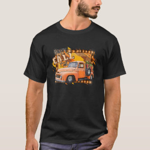 T-shirt Happy Fall Yall, Femme Citrouille Spice Truck Grap