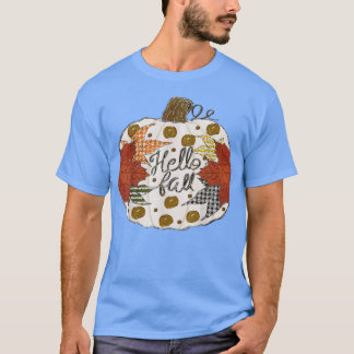 T-shirt Happy Fall Y'all Femmes Hommes Citrouille Automne 