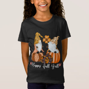 T-Shirt Happy Fall Y'all Gnomes Citrouille Camion Automne
