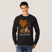 T-shirt Happy Fall Y'all Gnomes Pumpkin Autumn Vibes Thank (Devant entier)
