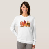 T-shirt Happy Fall Yall Long manche (Devant entier)
