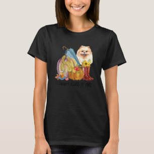T-shirt Happy Fall Yall Pomeranian