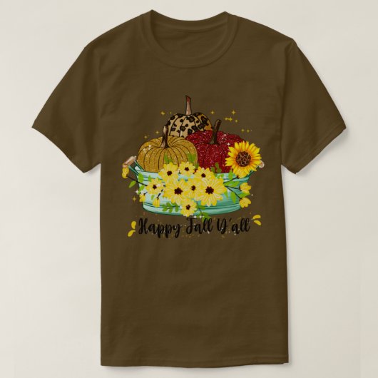 T-shirt Happy Fall You All5 (Design devant)