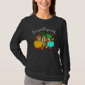 T-shirt Happy Fall Yu2019all Pumpkin Leopard Its Fall Yall (Devant)