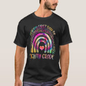 T-shirt Happy First Day Of 8th Grade Back To School Rainbo (Devant)