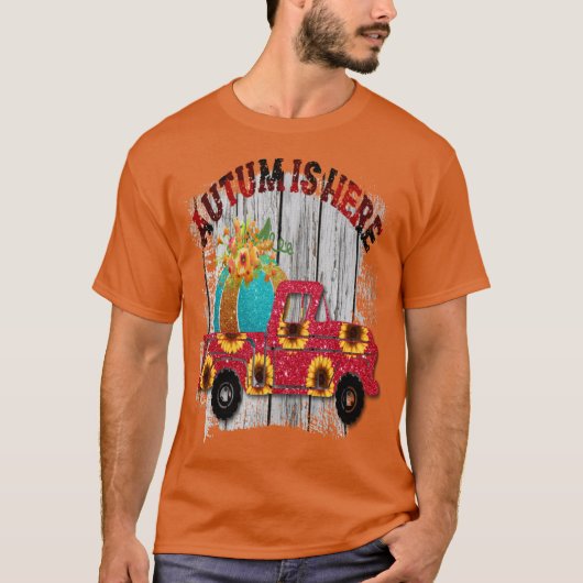 T-shirt Happy first day of fall Oversized 3 (Devant)