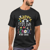T-shirt Happy First Day Of School 3Rd Grade Welcome Back T (Devant)