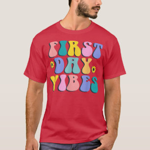 T-shirt Happy First Day Of School Student Teacher First Da