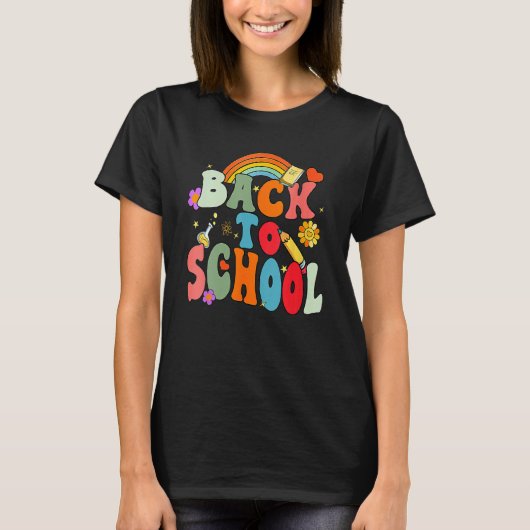 T-shirt Happy First Day Of School Welcome Back To School S (Devant)
