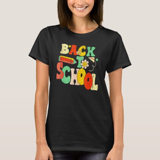 T-shirt Happy First Day Of School Welcome Back To School S (Devant)