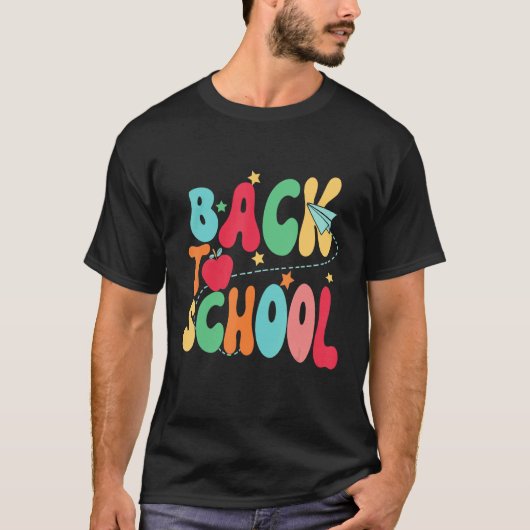 T-shirt Happy First Day Of School Welcome Back To School S (Devant)