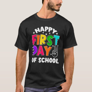 T-shirt Happy First Day of School Welcome Back To School T