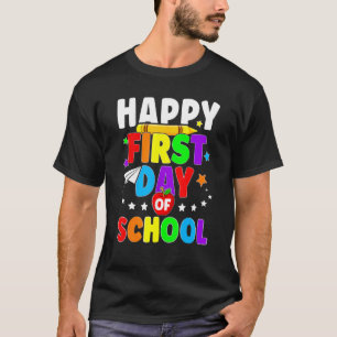 T-shirt Happy First Day of School Welcome Back To School T